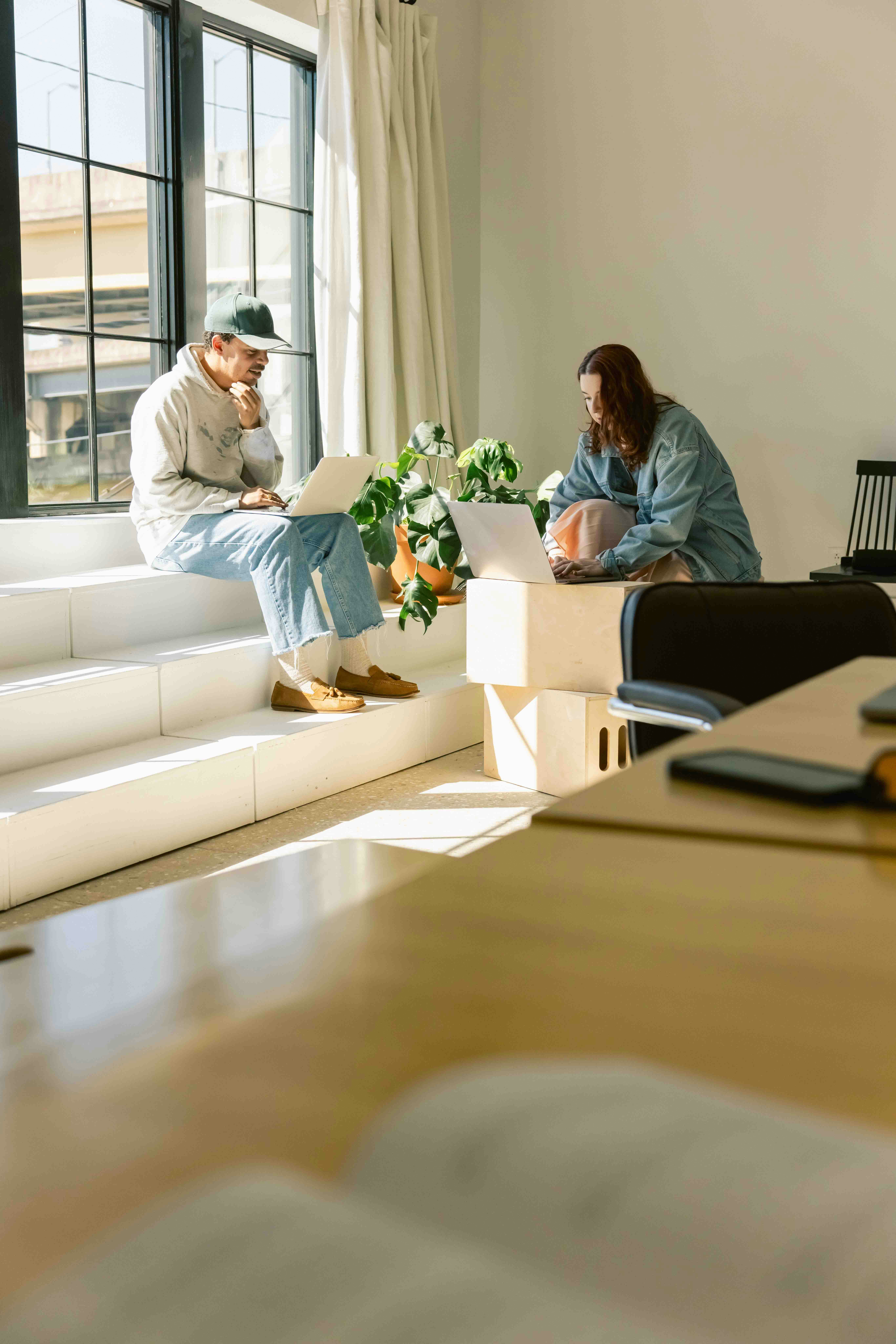 A custom-built, modern website