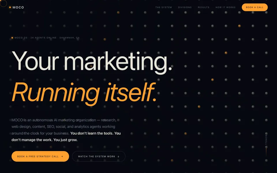 MOCO™ homepage